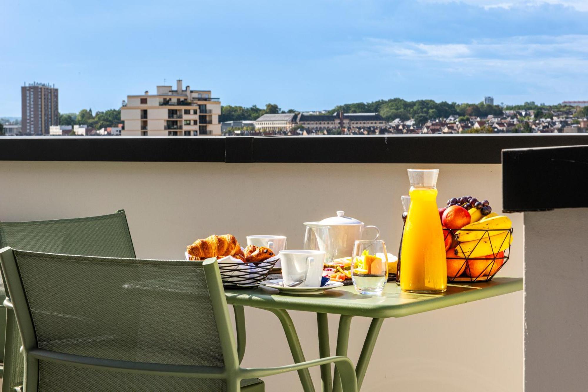 Les Boreales - Appart'Hotel & Restaurant Rouen Exterior foto